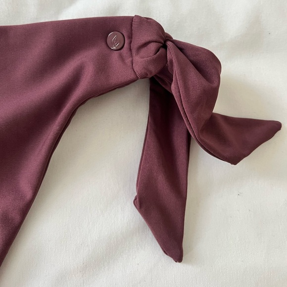 Volcom Simply Seamless Hipster Bikini Bottom Size 12 W Eggplant Purple NWT XL - Picture 4 of 8